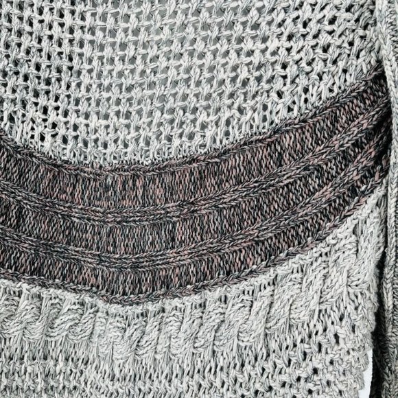 CAbi Gray Open Front Circle Cardigan - Picture 7 of 13